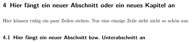 Vergleich einer Serifen-Schrift mit einer serifenlose Schrift